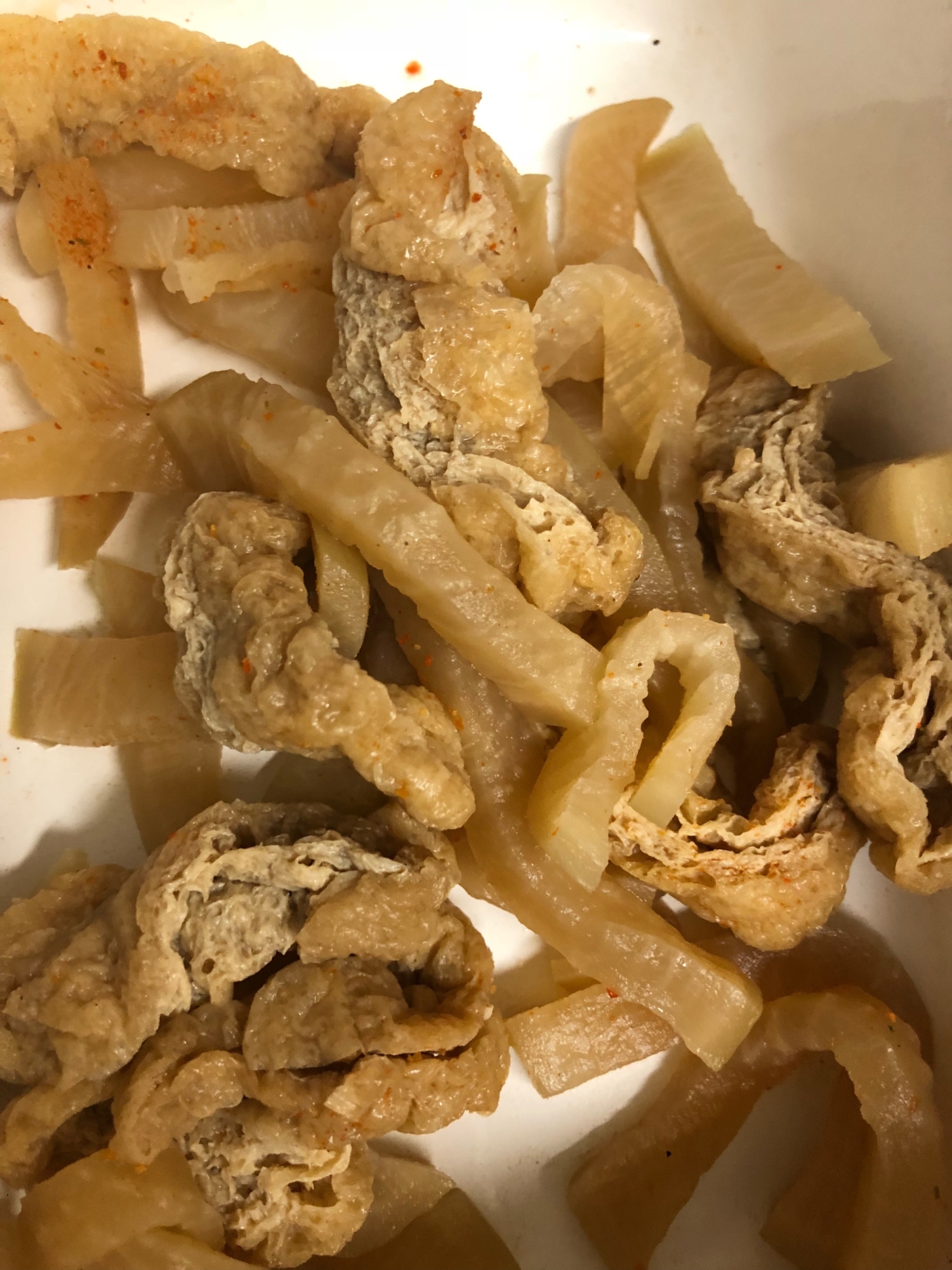 冷凍大根と油揚げの煮物 レシピ 作り方 By 苺 楽天レシピ