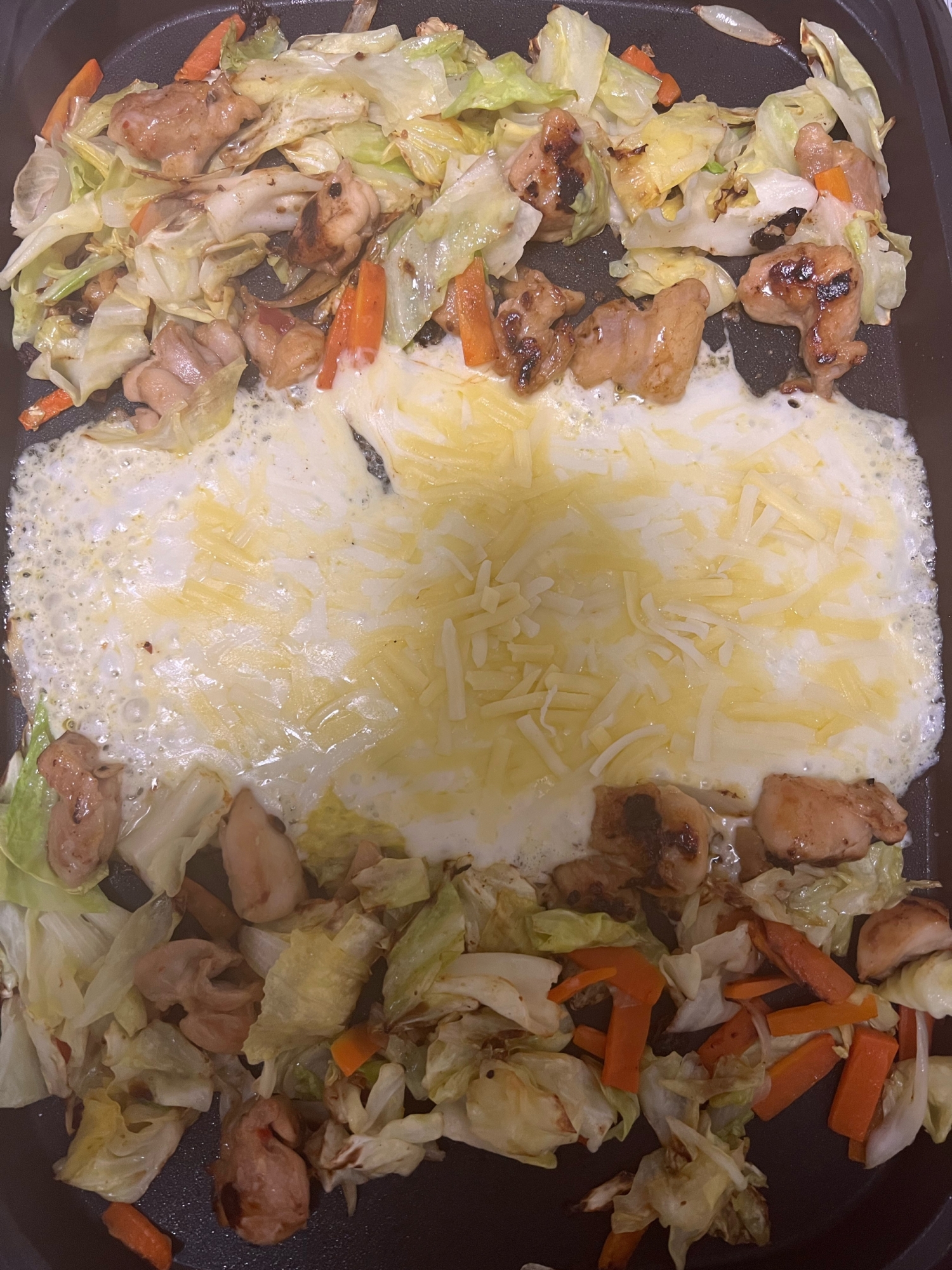 野菜と鳥肉のチーズタッカルビ