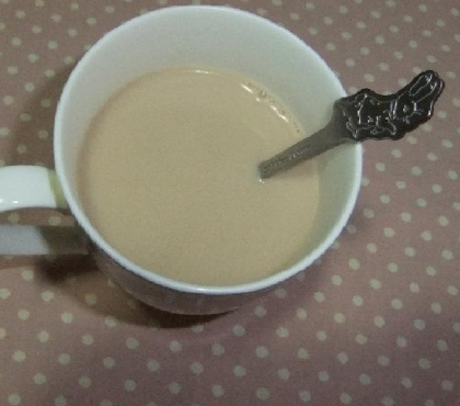 ミルクそのままだから、早いですよね。
便利♪　　朝の一杯目にいただきました。ごちそうさま！！