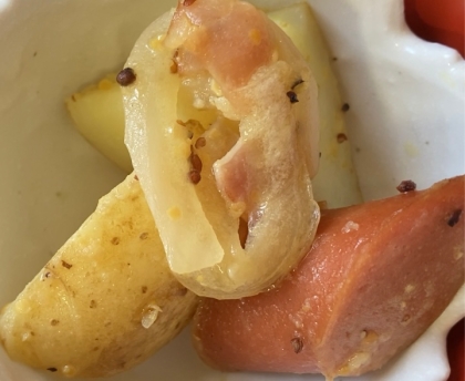 インカのめざめとウィンナーのコンソメ炒め レシピ 作り方 By Tactac 楽天レシピ