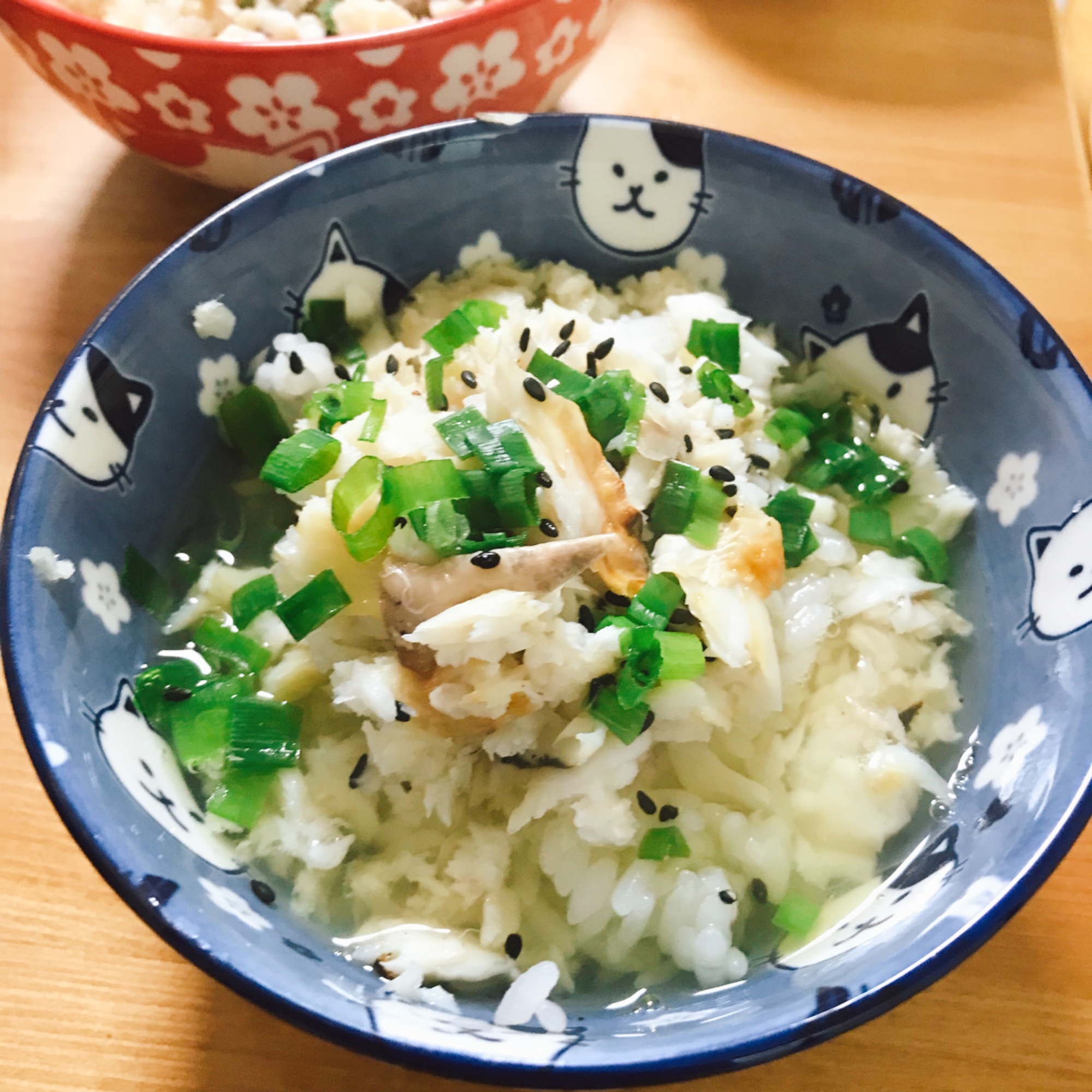 残り物の焼き魚で居酒屋風お茶漬け