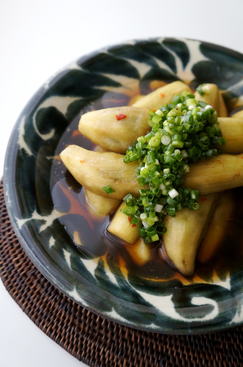 【圧力鍋】蒸しなすの中華びたし