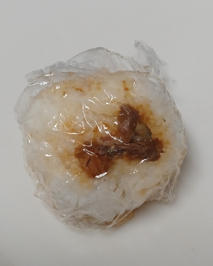 さば缶で味噌煮おにぎり