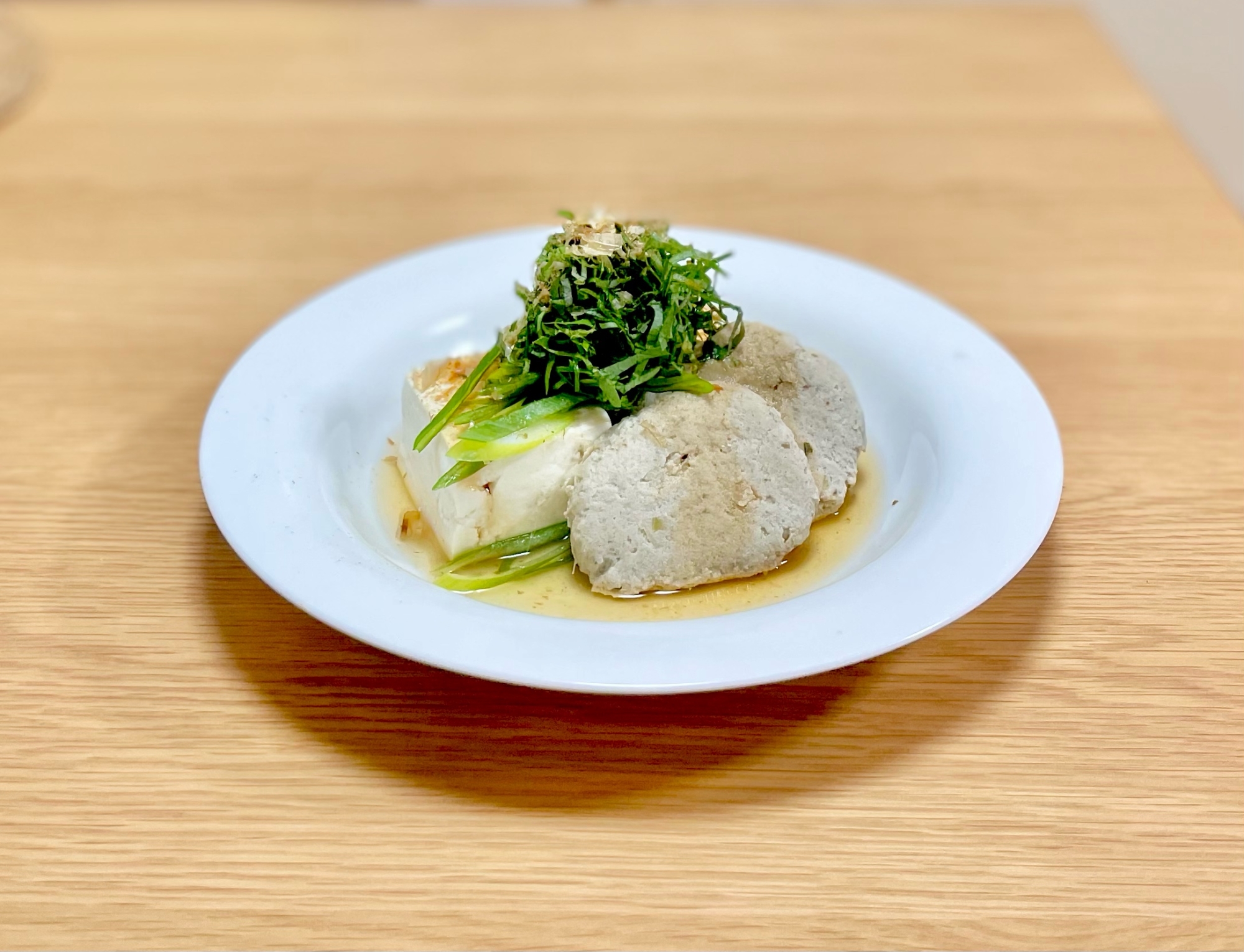 鰯つみれと豆腐の煮奴