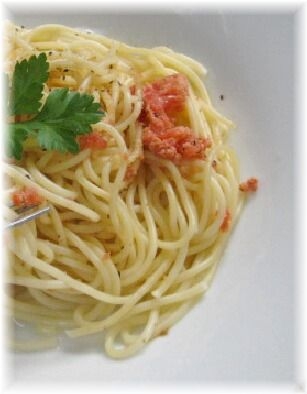 明太子でパスタしちゃいましたよ＾＾　やっぱり美味しい～たらこです☆　生クリームの滑らかな食感が癖になりそうです。　ご馳走さまでした＾＾*