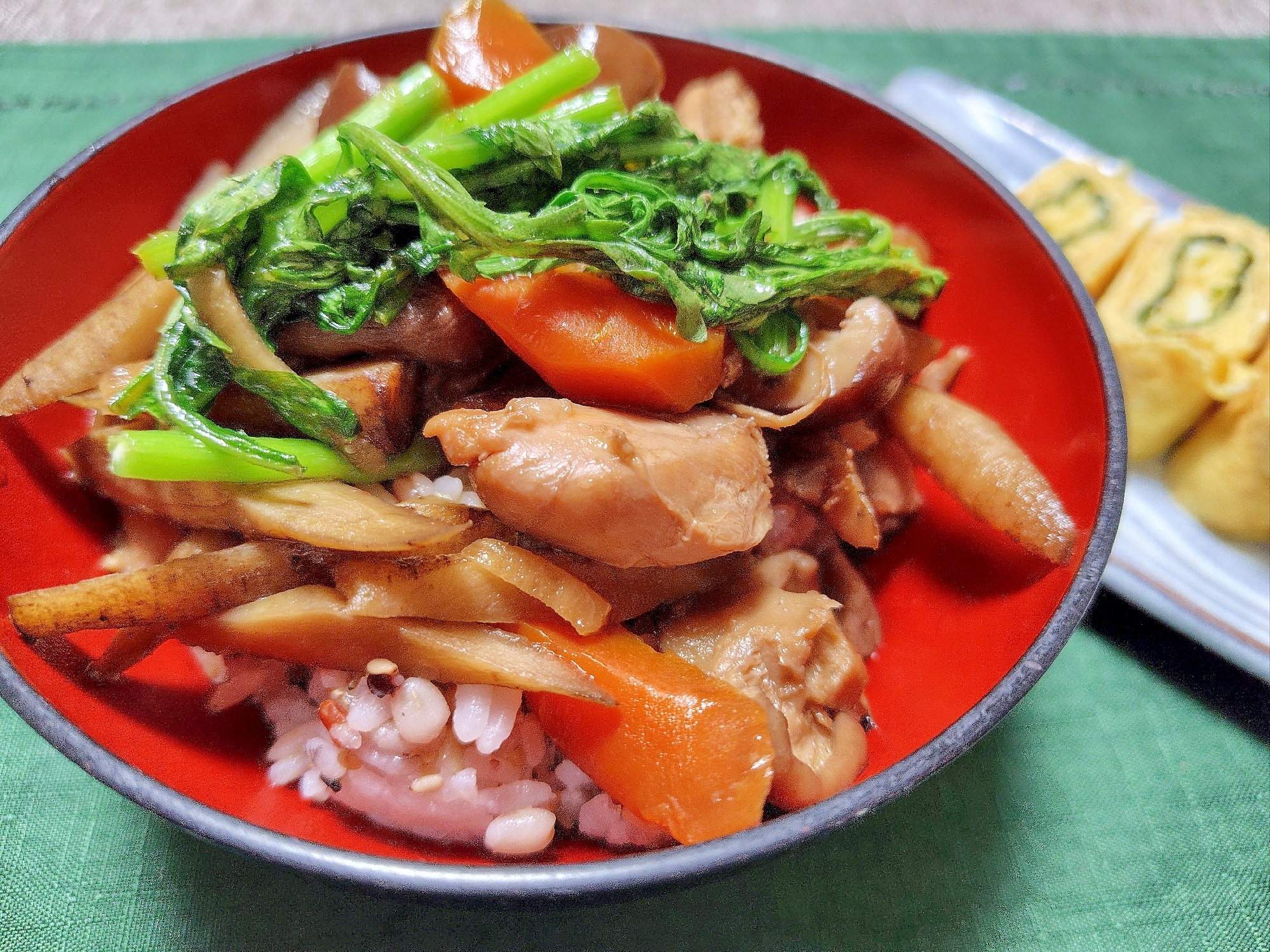 出汁酒みりん醤油〜全部入った麺つゆ使って鶏ごぼう