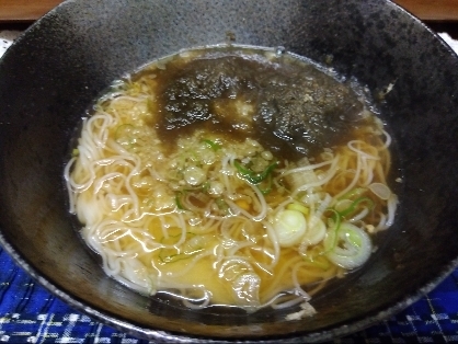 九条ねぎたっぷり我が家のヘルシーうどん