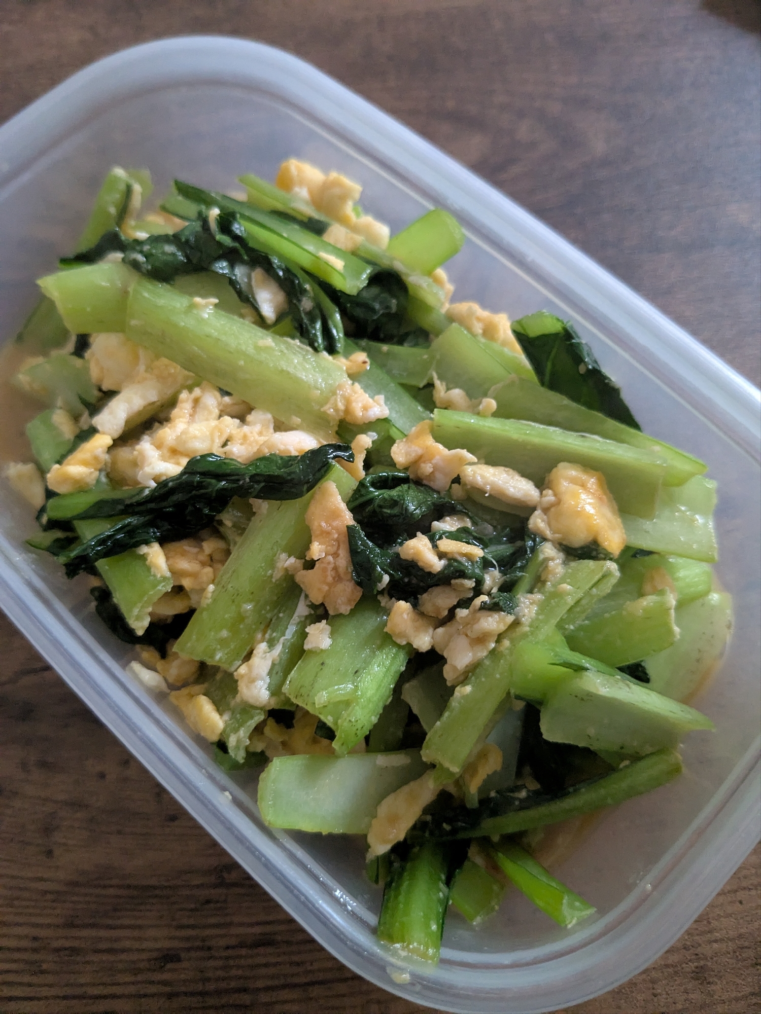 小松菜の味噌あえ