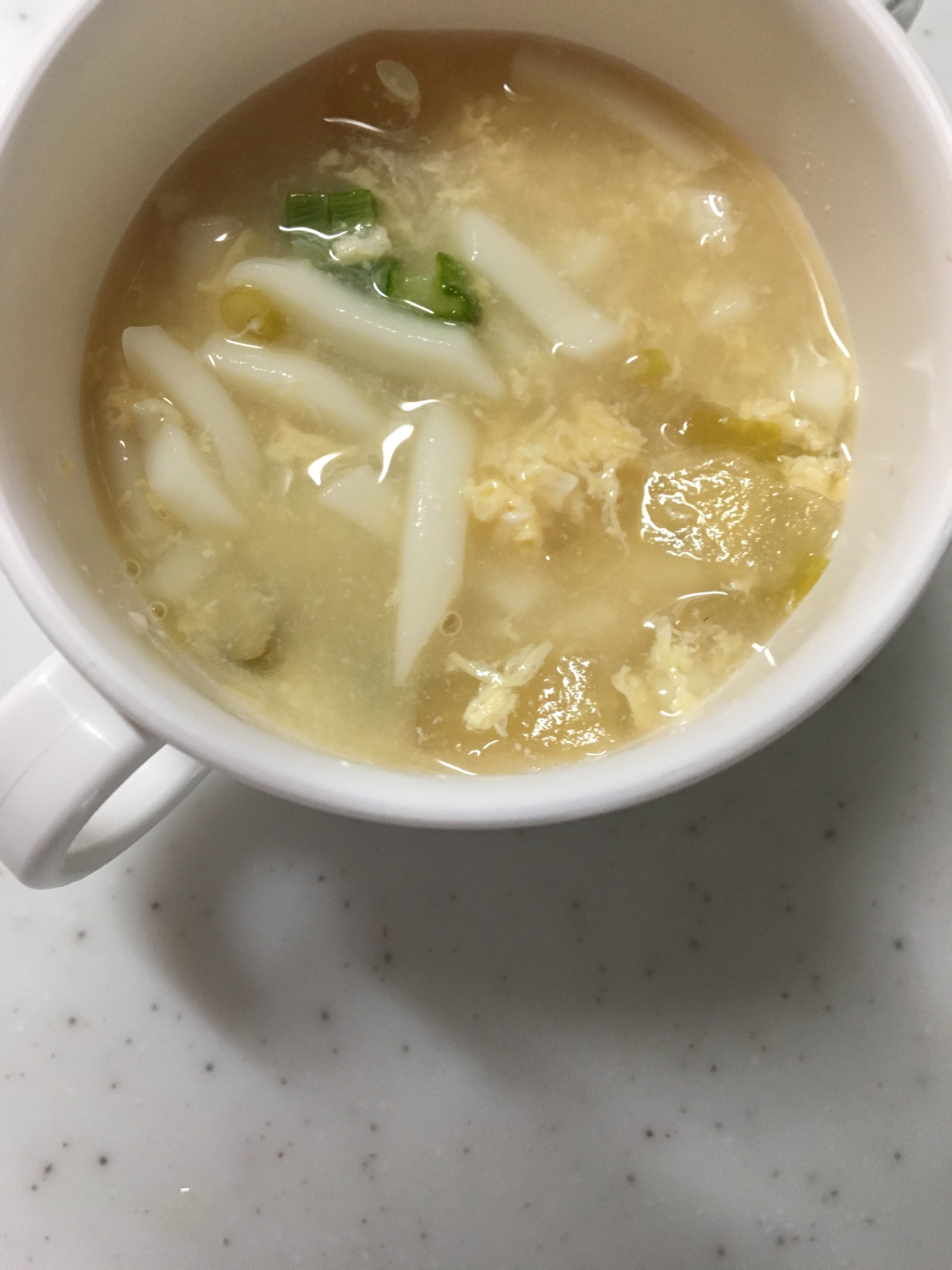 離乳食完了期☆オクラと白菜の卵うどん(*^^*)☆