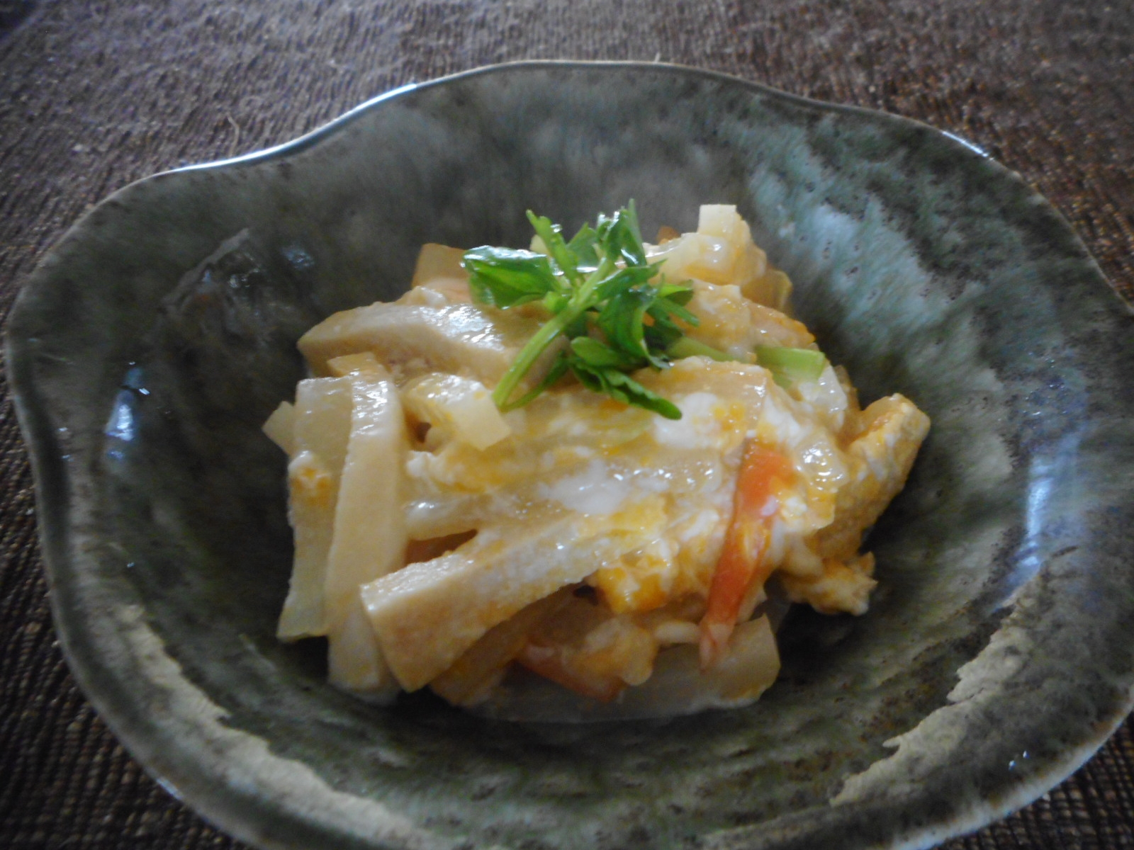 大根と高野豆腐の卵とじ