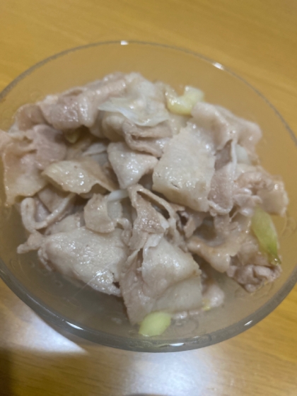 長ネギと一緒に炒めて作ってみました！
美味しく作れました！