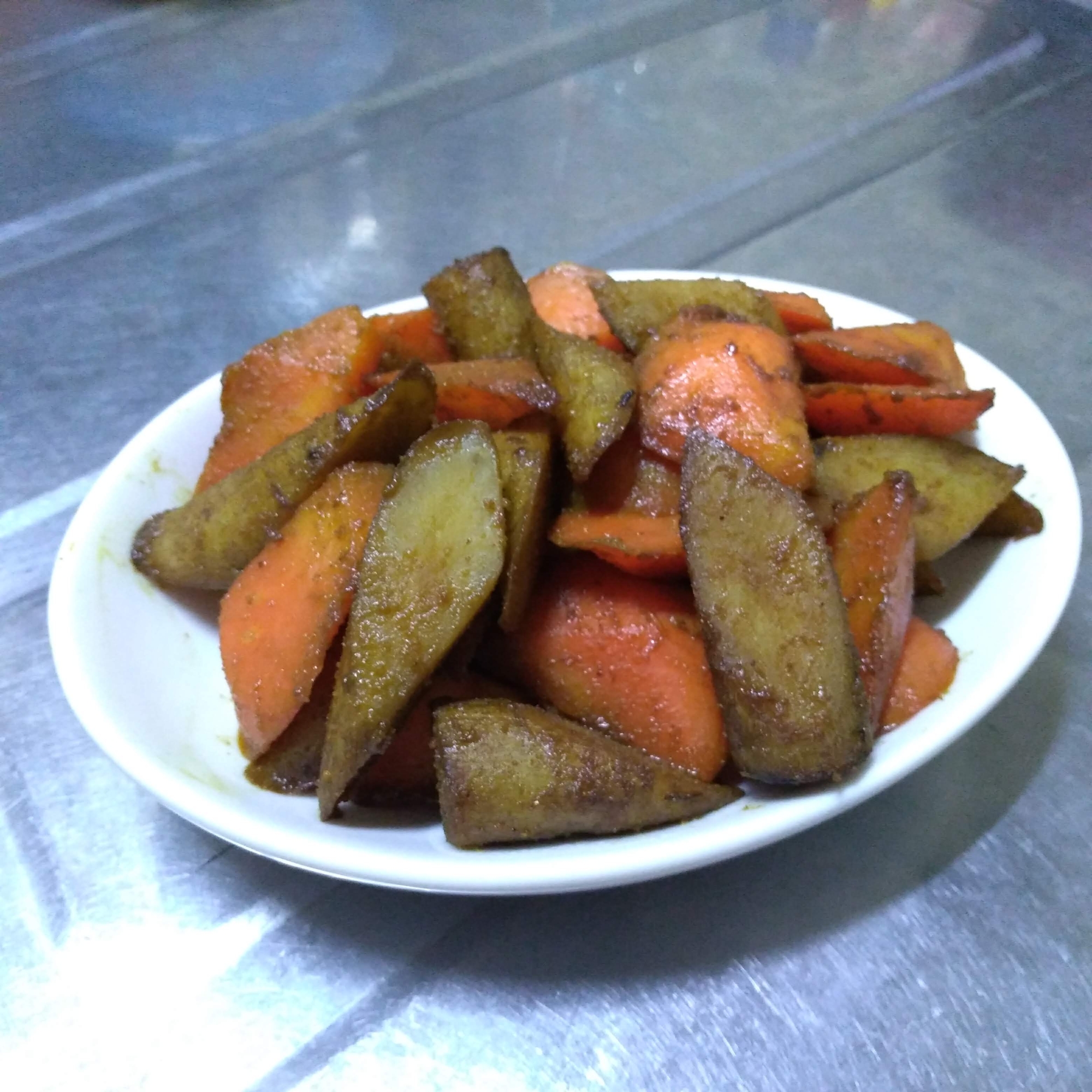 たまにはエスニックに！カレー粉入りきんぴら