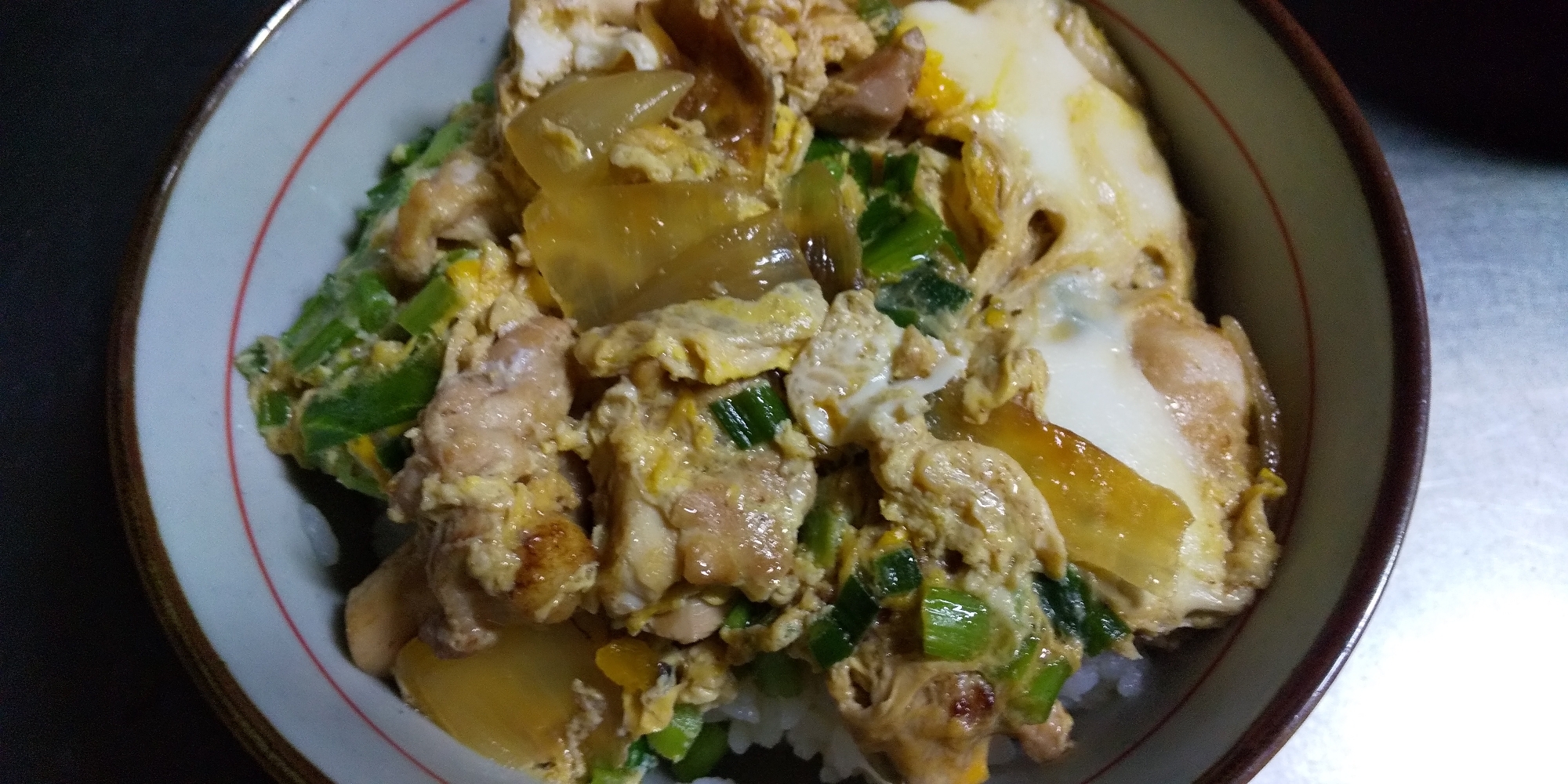 簡単！ニラ入り親子丼