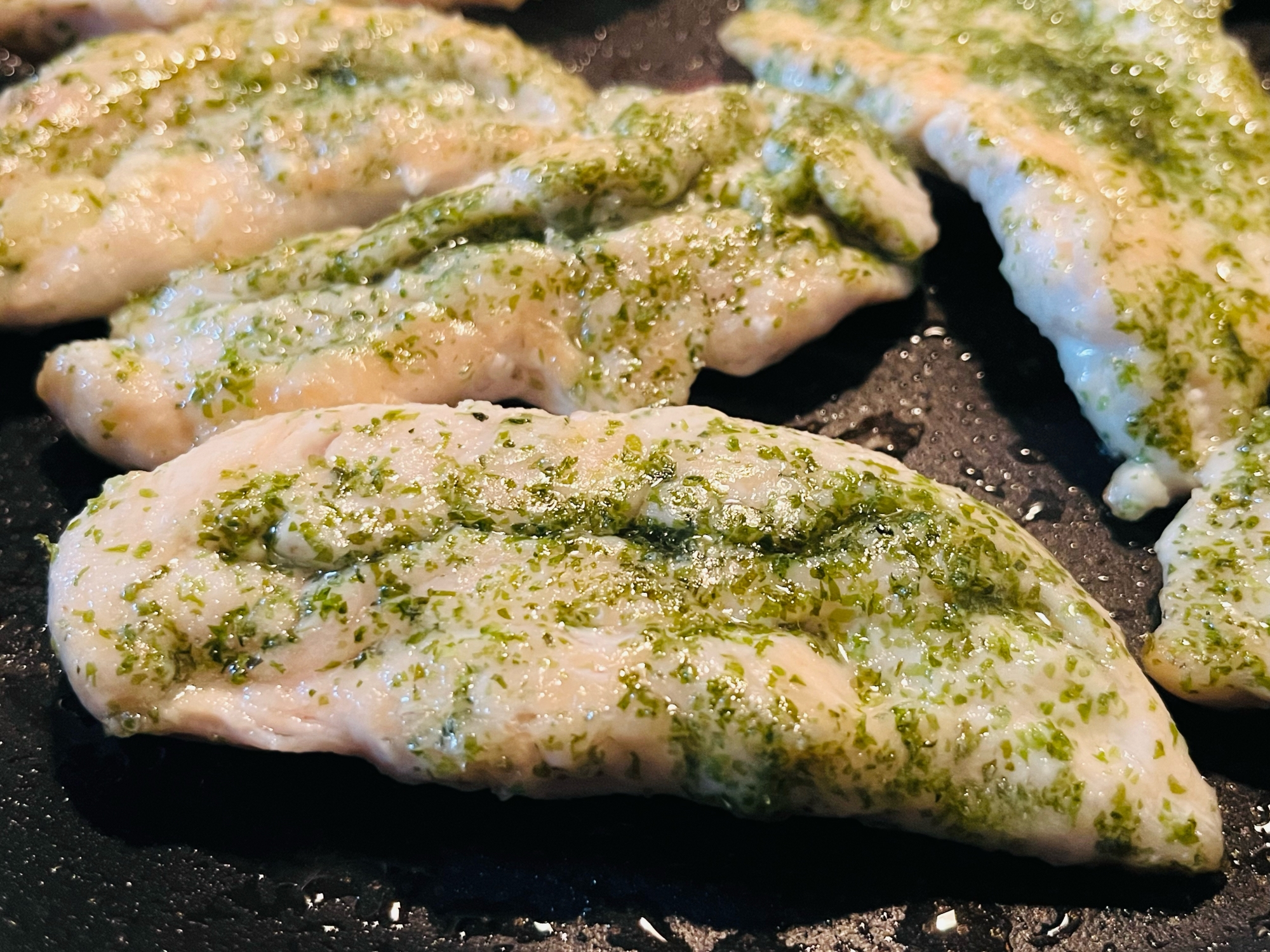 簡単メイン·͜· ᕷささみの海苔塩焼き