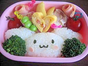 娘の幼稚園弁当（シナモロール）