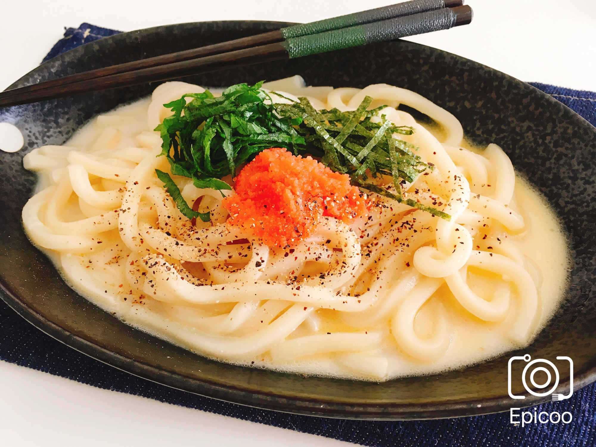 牛乳で簡単 明太子カルボナーラ風うどん レシピ 作り方 By 新米幸せママ 楽天レシピ