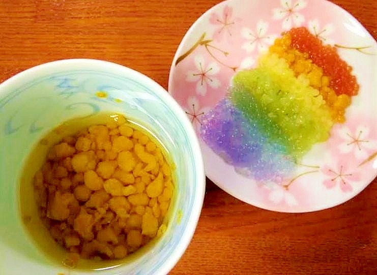 天然色素 オレンジの作り方 7種虹色人工いくら レシピ 作り方 By やつはしゆうこ 楽天レシピ