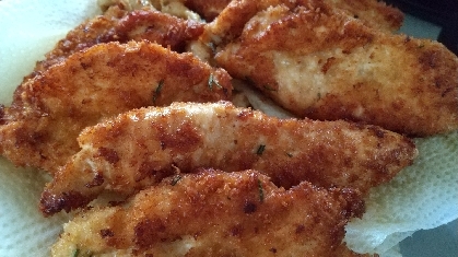 【ご飯レシピ】鶏胸肉でミニチキンカツ♪