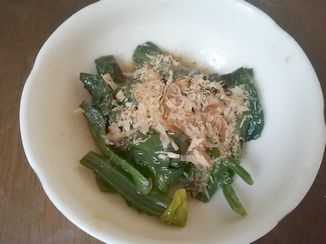 ほうれん草のからしあえ