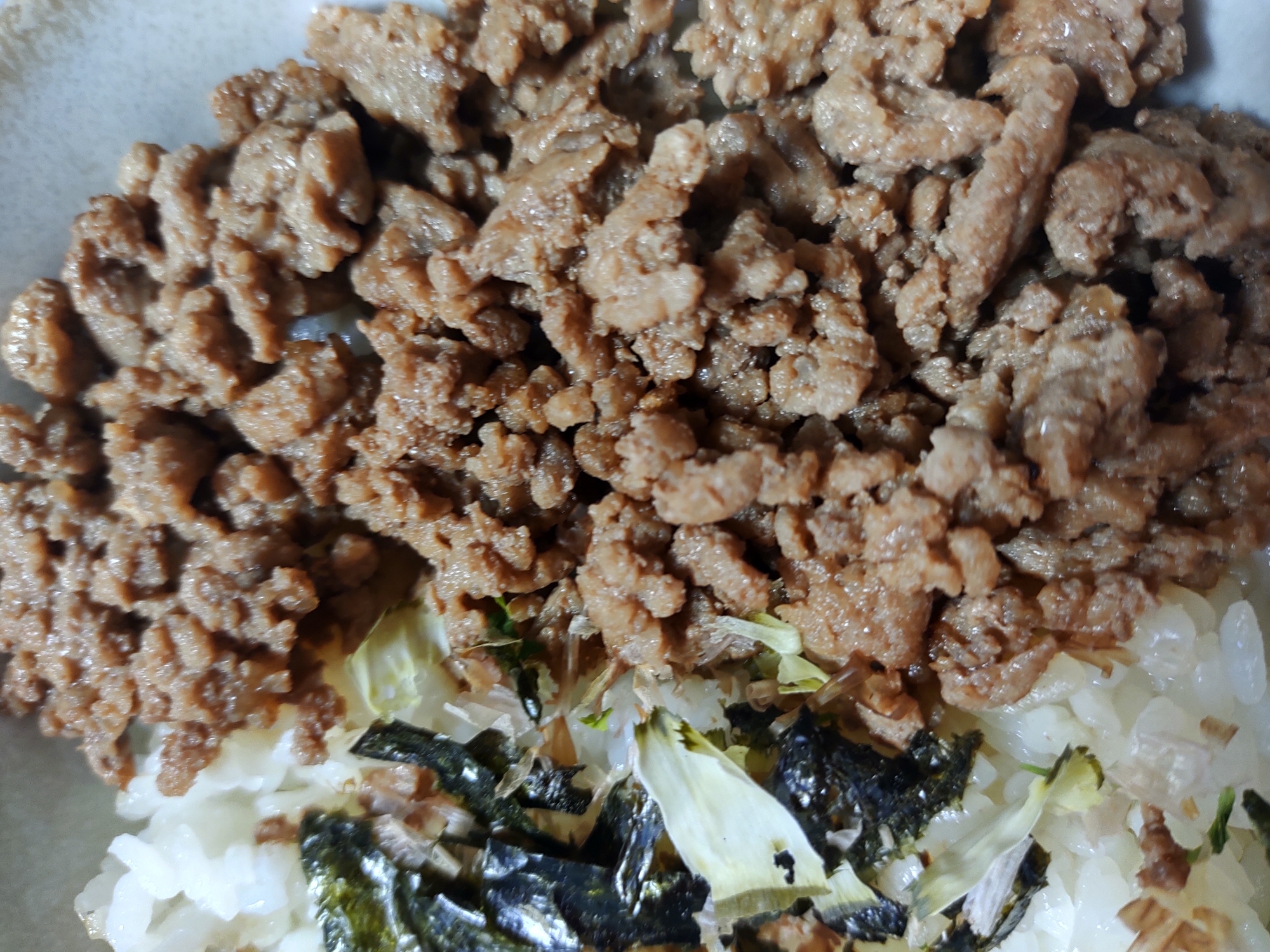 時短！そぼろ丼