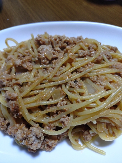 豚ひき肉と玉ねぎだけで簡単ボロネーゼ