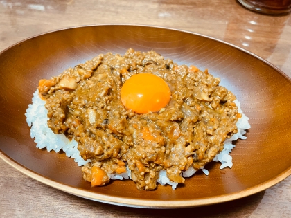 【レンジで簡単】キーマカレー