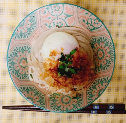 小松菜と卵の焼きうどん