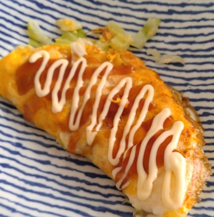 激ウマ⭐ライスペーパーで簡単お好み焼き