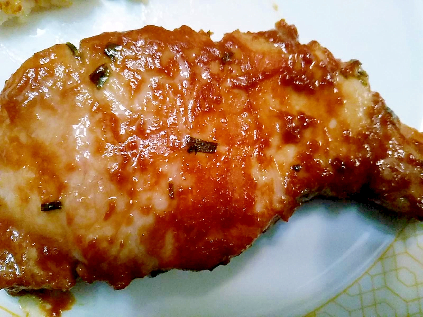 豚肉の赤味噌生姜焼き