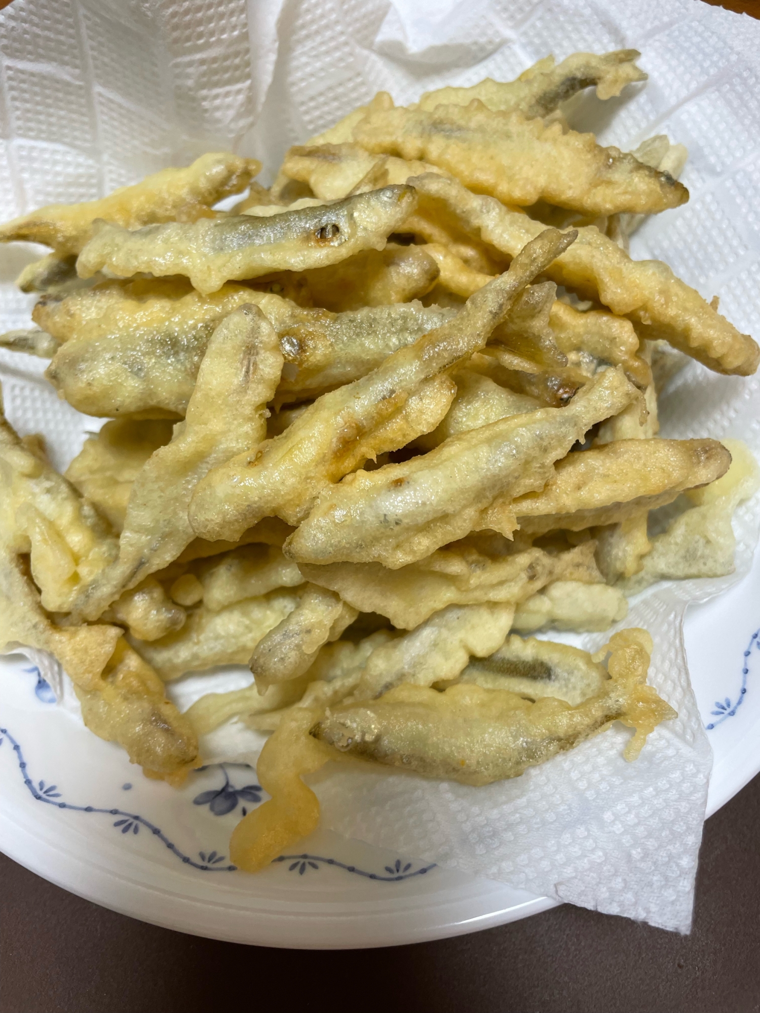わかさぎの天ぷら