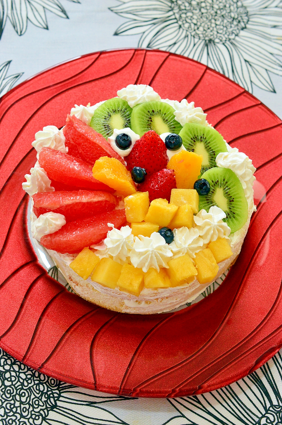 市販のスポンジで お祝い事にメープルフルーツケーキ レシピ 作り方 By まめもにお 楽天レシピ 市販のスポンジで お祝い事にメープルフルーツケーキ レシピ 作り方 By まめもにお 楽天レシピ