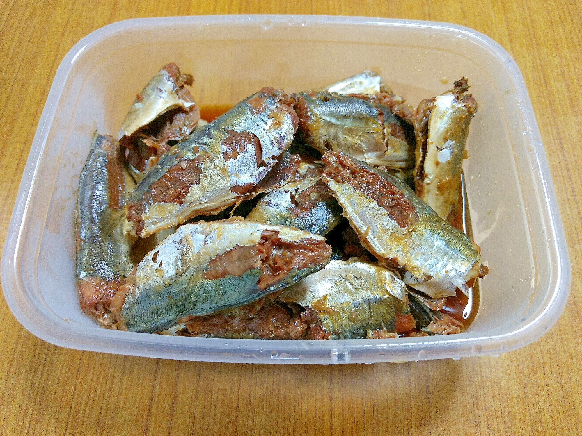 【圧力鍋】豆アジのそのまんま煮