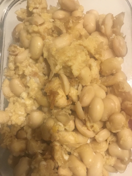 簡単♪ヘルシー❤大豆ミートと卵の炒め物
