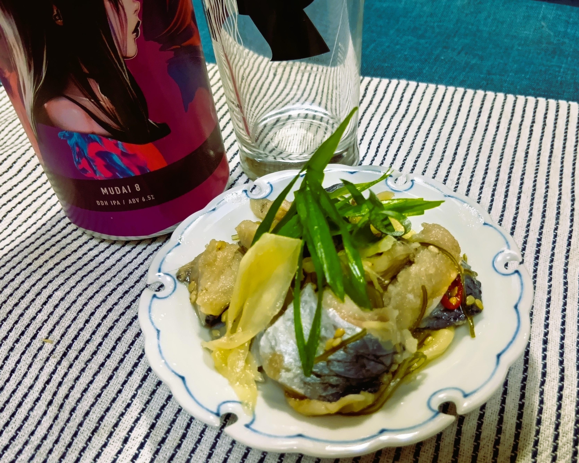 梅肉で複雑な酸味感！酢漬けにしんのガリ和え