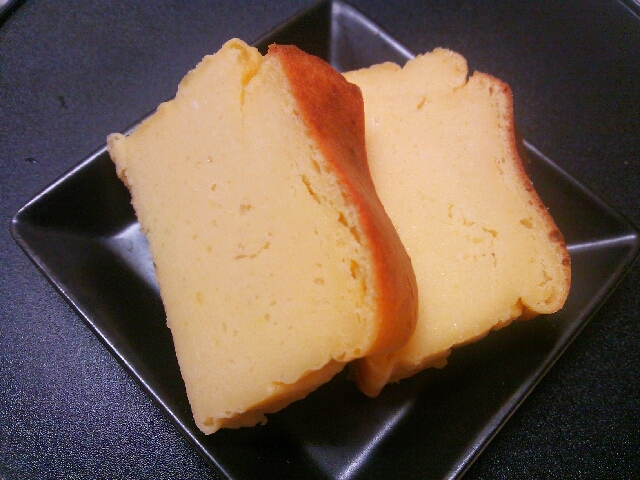 ｸﾘﾁなし！スライスチーズとさつま芋でチーズケーキ