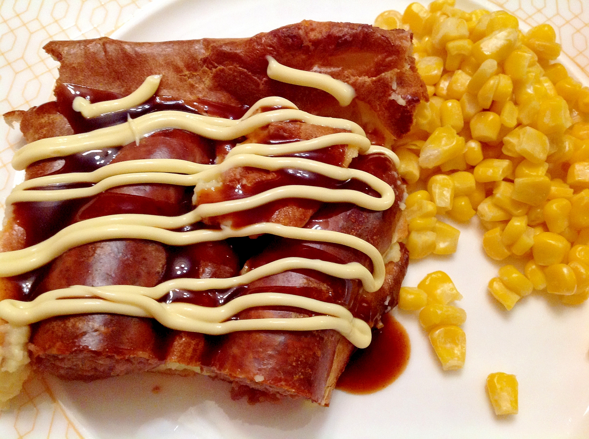 お好み焼き粉でトードインザホール