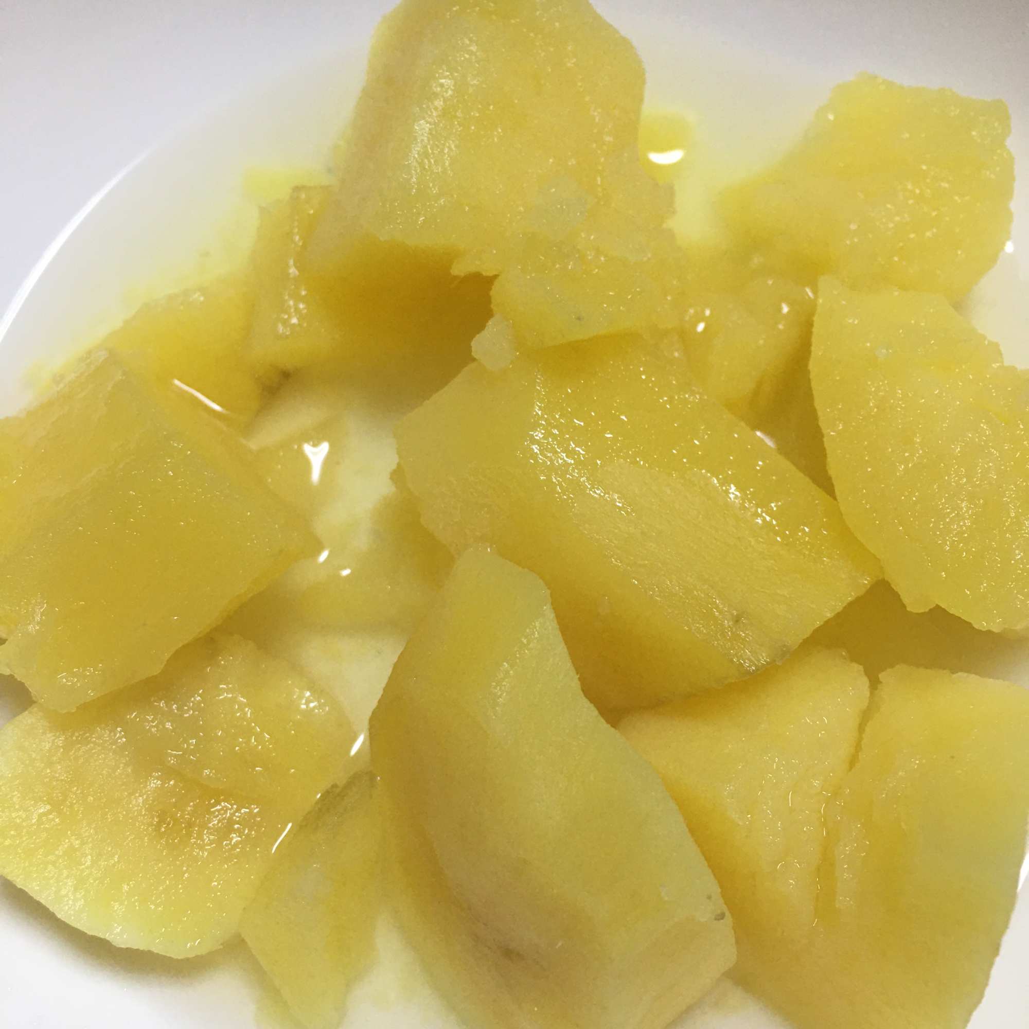 圧力鍋で、さつまいも砂糖煮