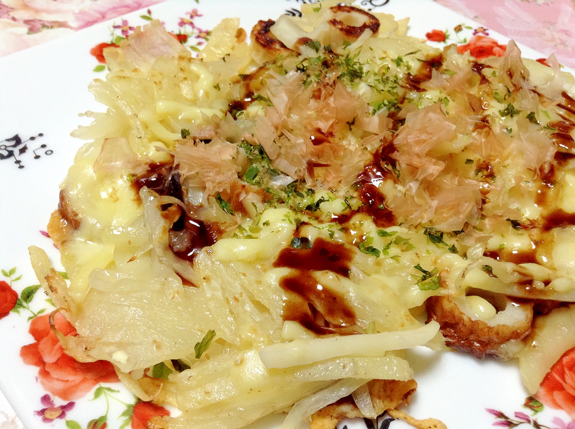 お好み焼きみたいな☆千切りじゃが芋のお焼き