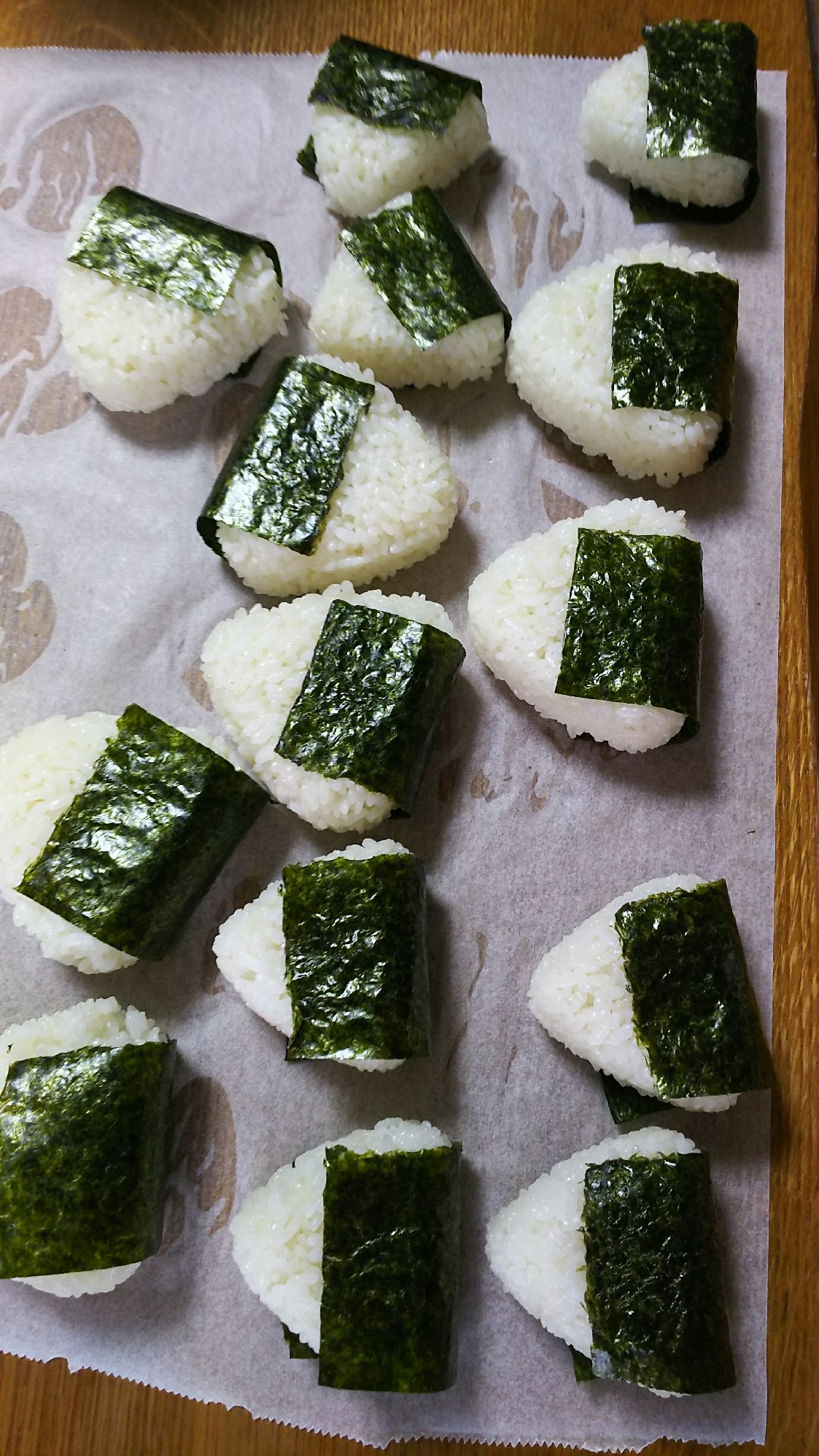 簡単に大量塩おにぎり