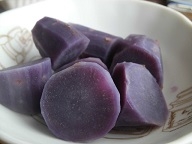 紫芋のレモン煮✿