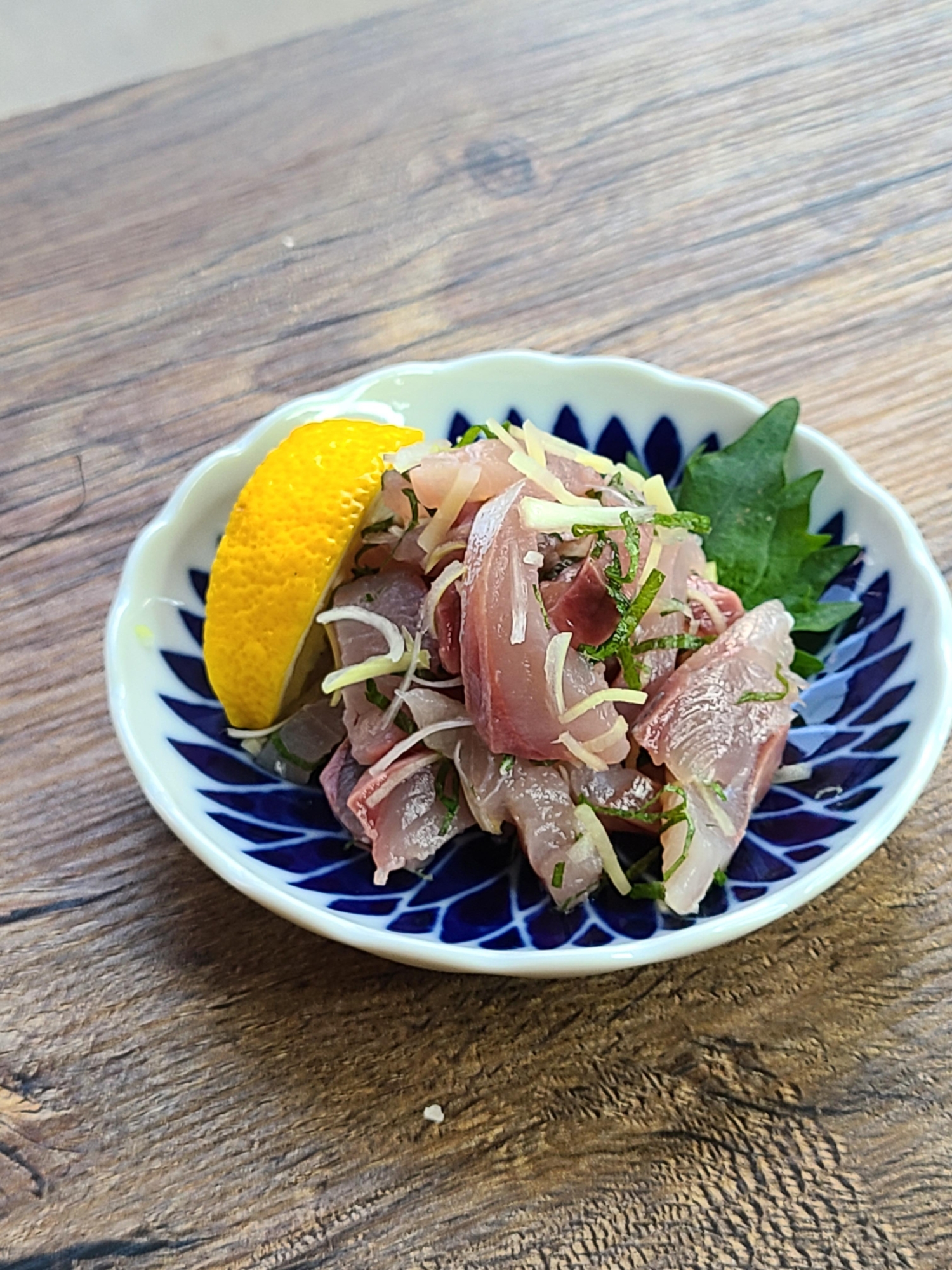 イナダ(つばいそ)のたたき