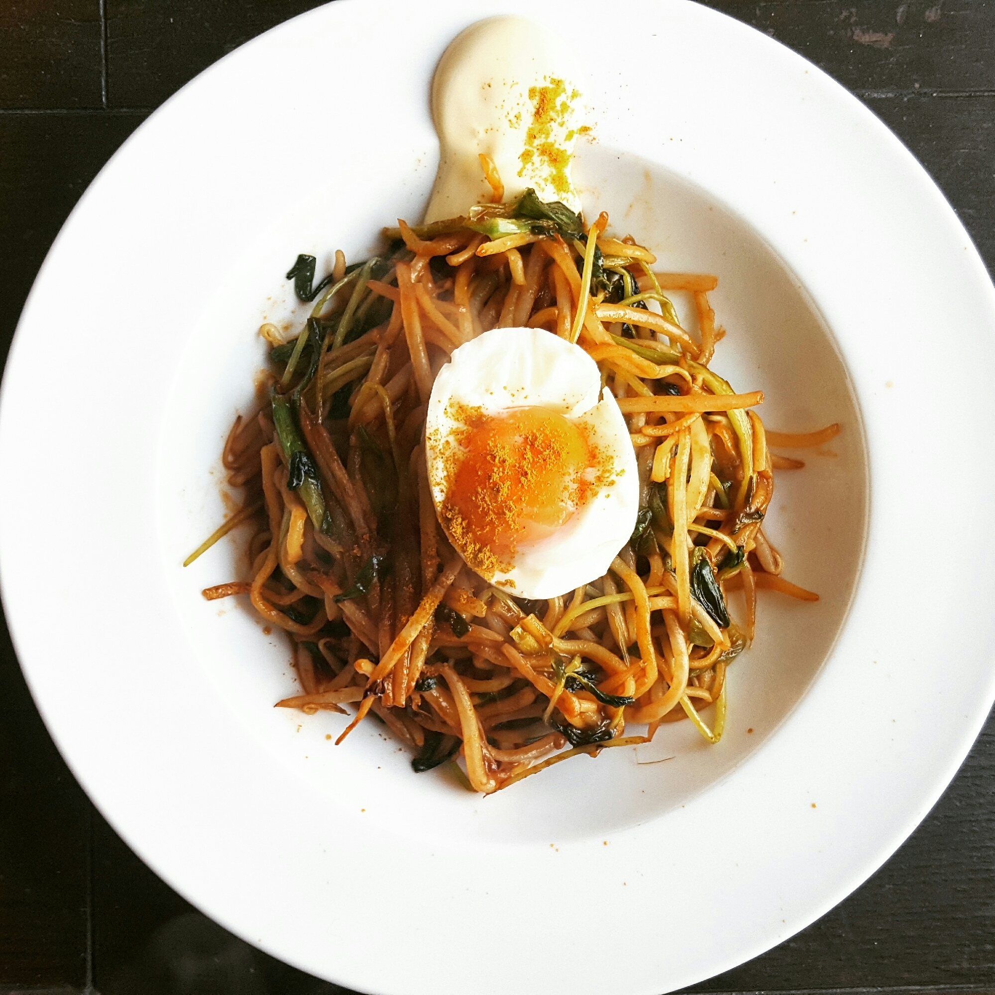 野菜たっぷりスパイシーカレー焼きそば