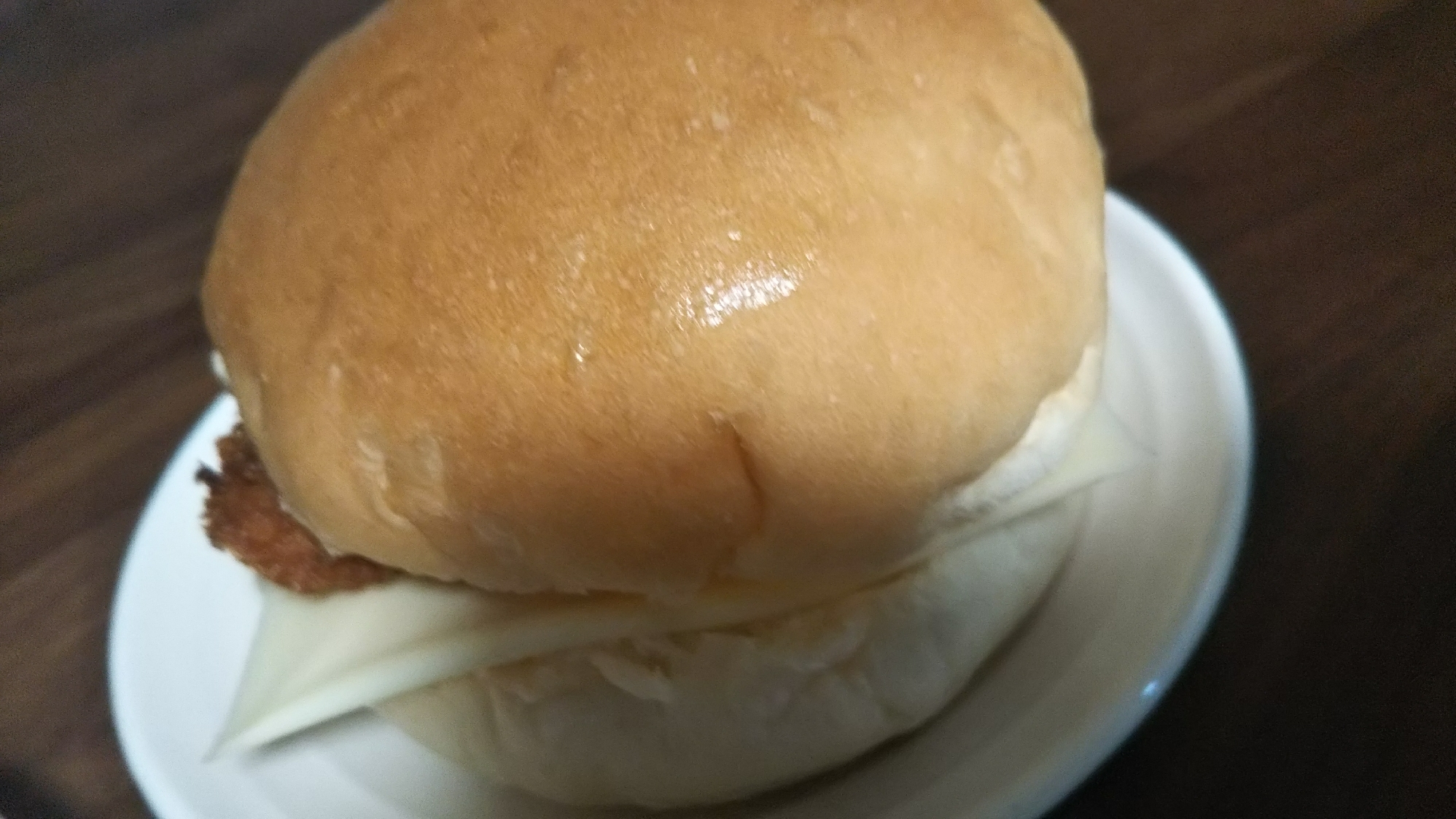 白身魚のバーガー