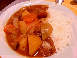 牛スジ肉の夏カレー