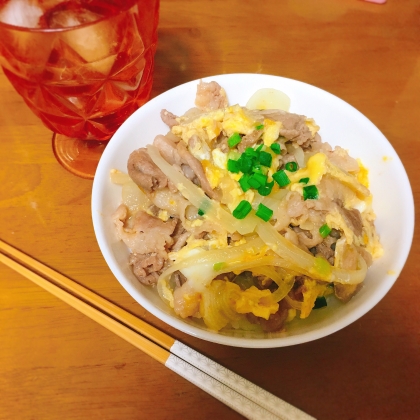 甘く優しい味付けでご飯がすすみます！とっても簡単ですぐに出来て、忙しい日のお昼ご飯にぴったりでした＊