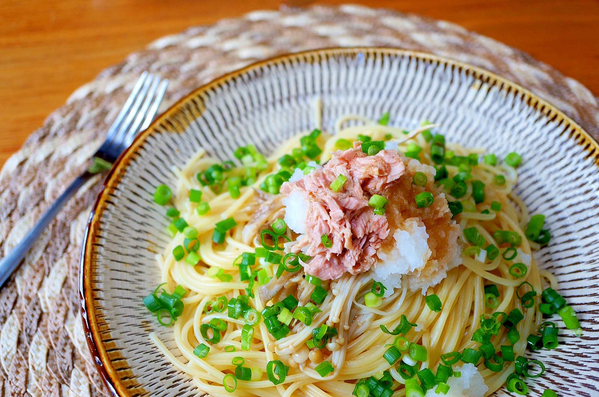 ノンオイル和風パスタ