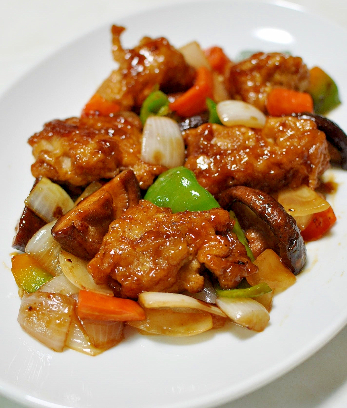 鶏のから揚げアレンジ 黒酢あん炒め レシピ 作り方 By ねこすけ 楽天レシピ 鶏のから揚げアレンジ 黒酢あん炒め レシピ 作り方 By ねこすけ 楽天レシピ