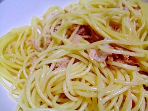 簡単★すき焼きのタレで　ツナおろしスパゲティー