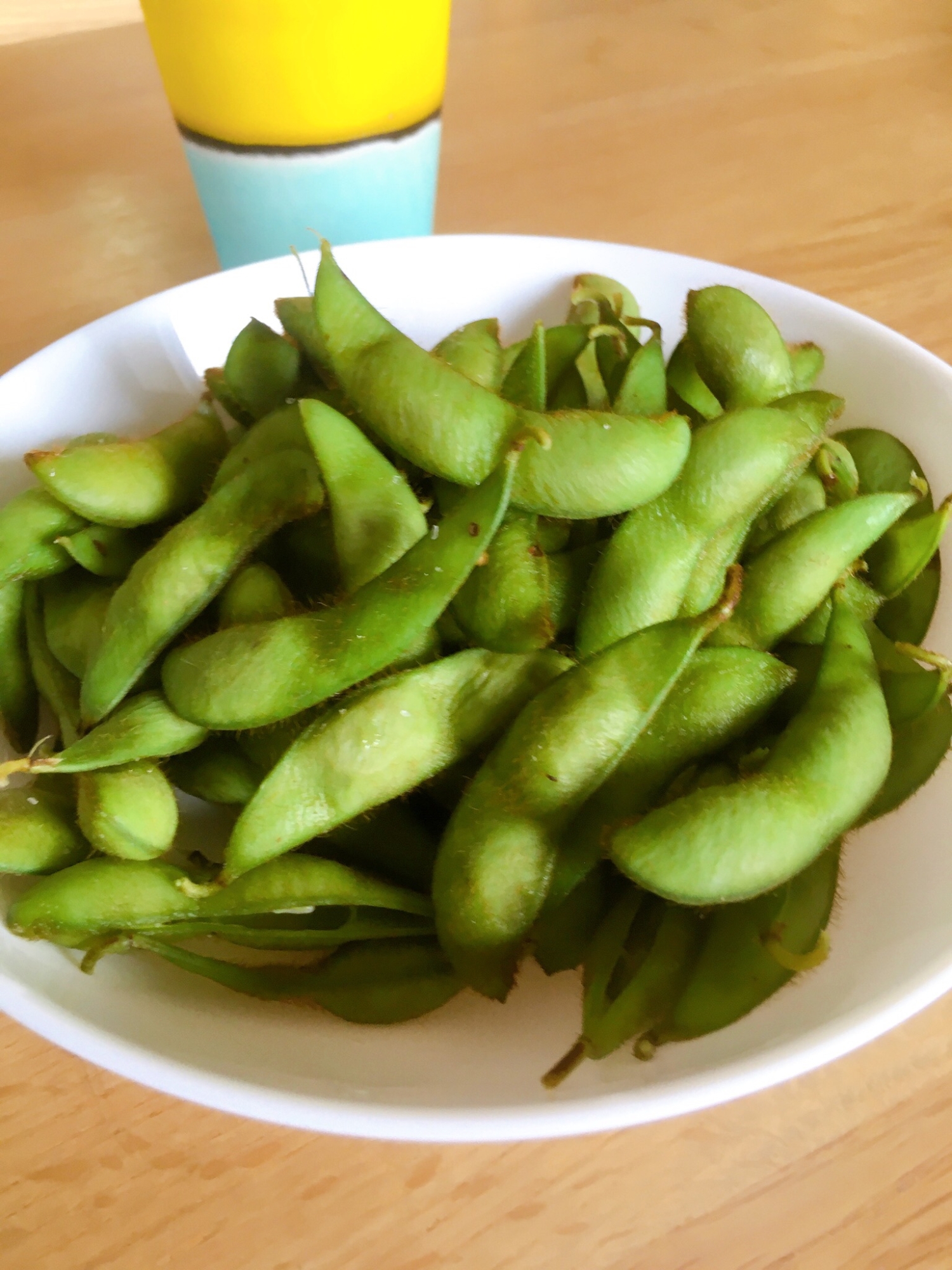 黒豆の美味しい塩茹で枝豆♪