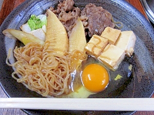 春には春の♪　塩麹入「関東風　筍すき焼」